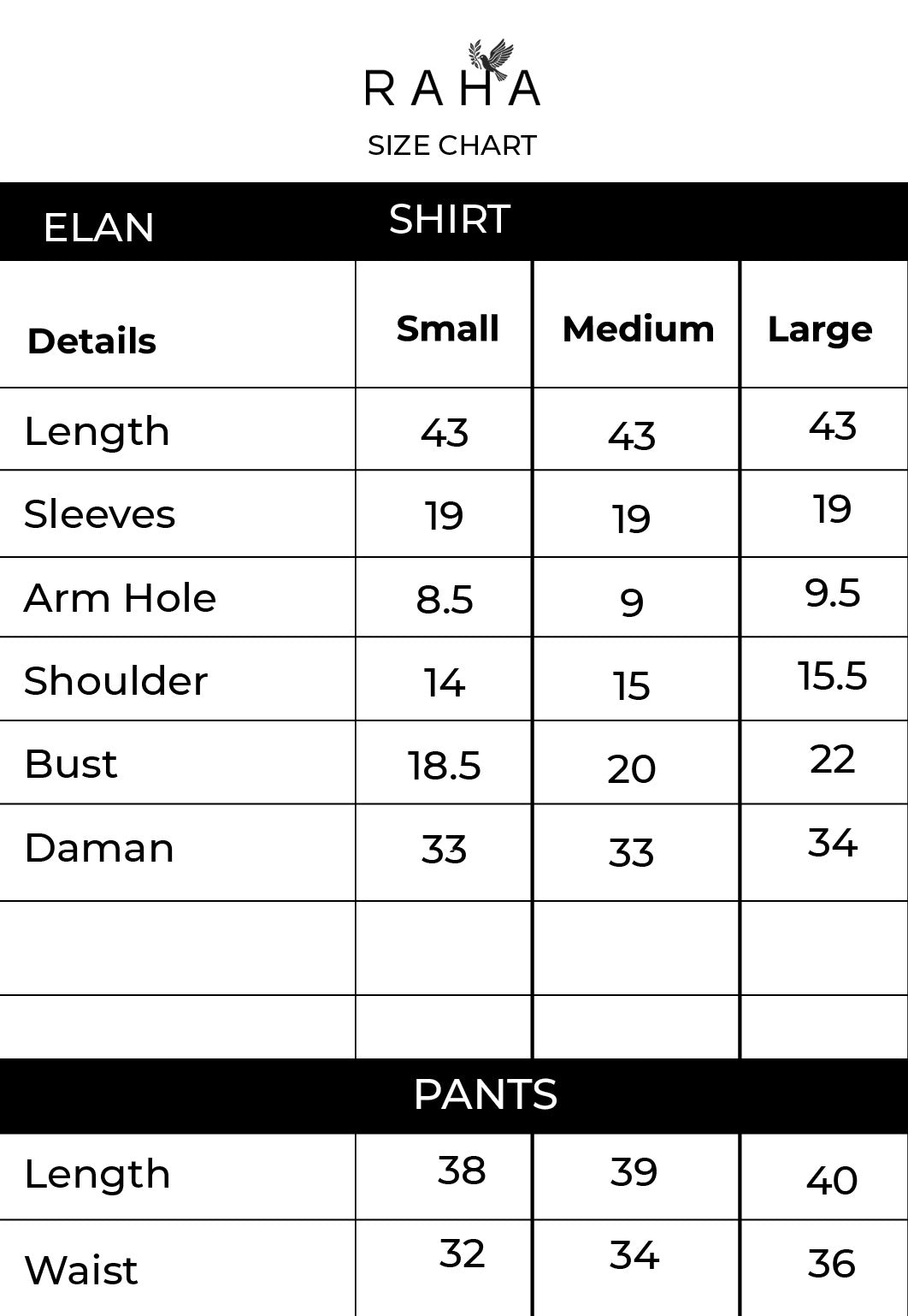 Size guide