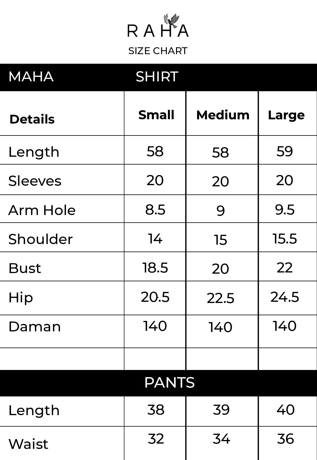 Size guide