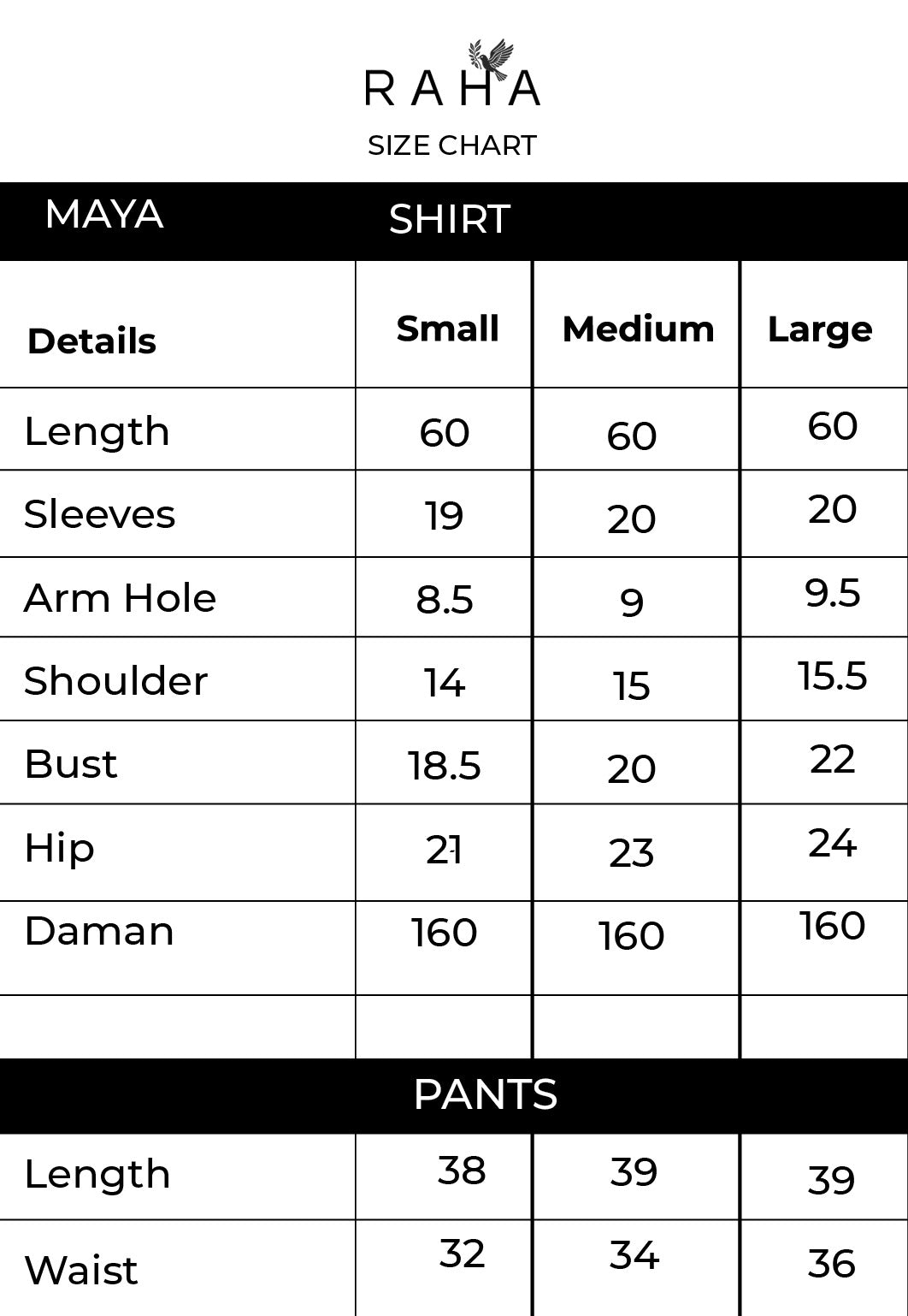 Size guide