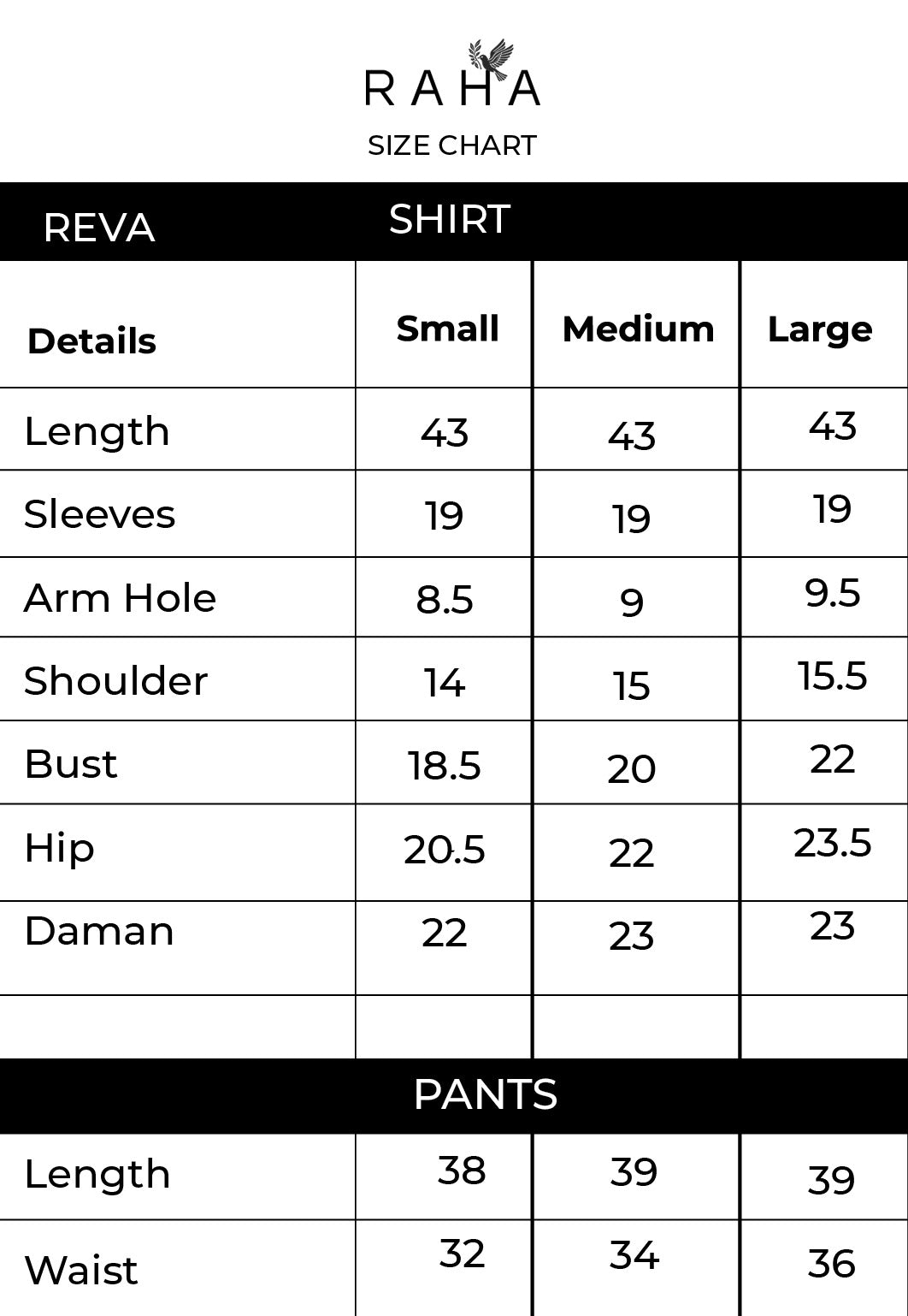 Size guide
