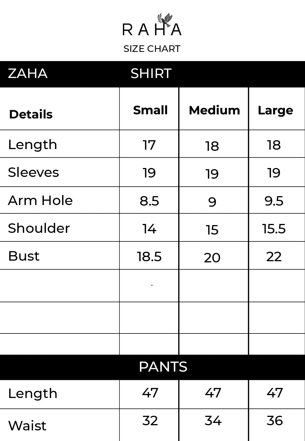 Size guide